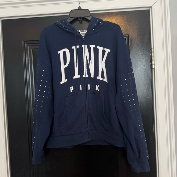 Victoria’s Secret PINK • Rhinestone Hooded Zip - Picture 4 of 6